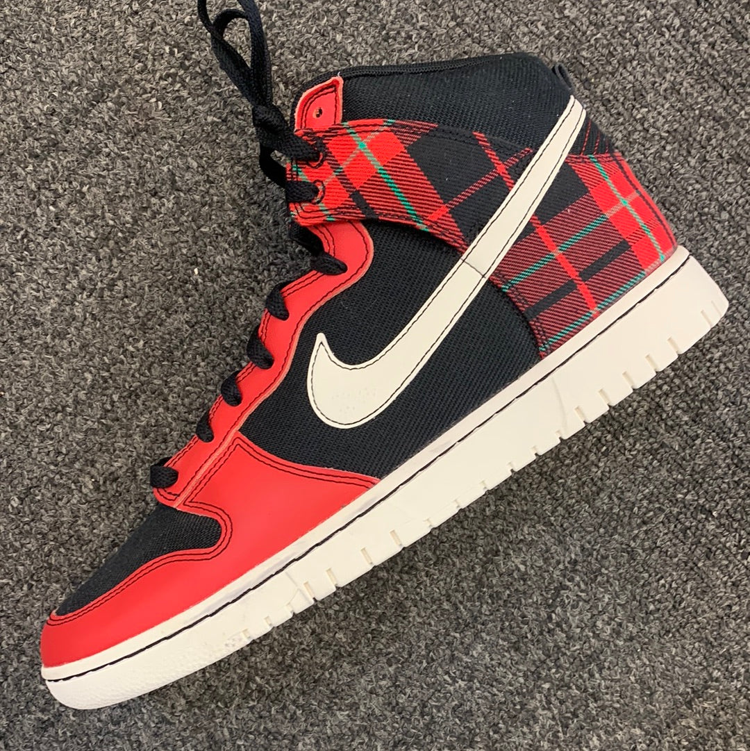 Dunk hi plaid Sz12