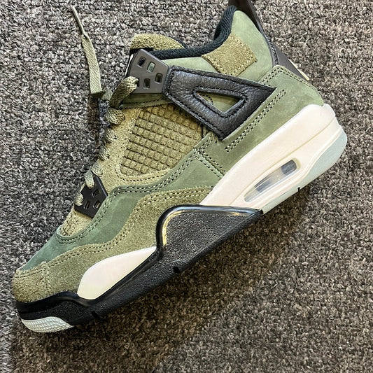 Jordan 4 green canvas sz4