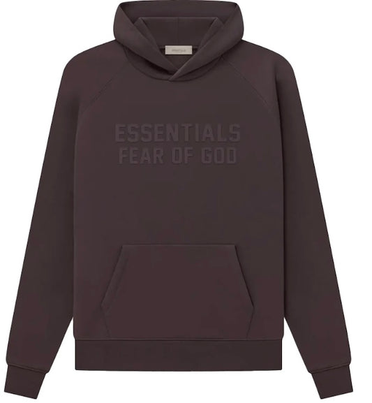 Fear of god essential hoodie Plum SzL