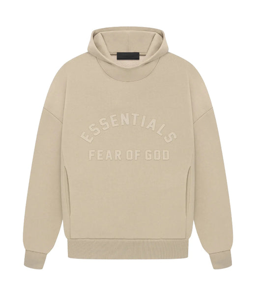 Fear of god essential hoodie dusty beige SzXS