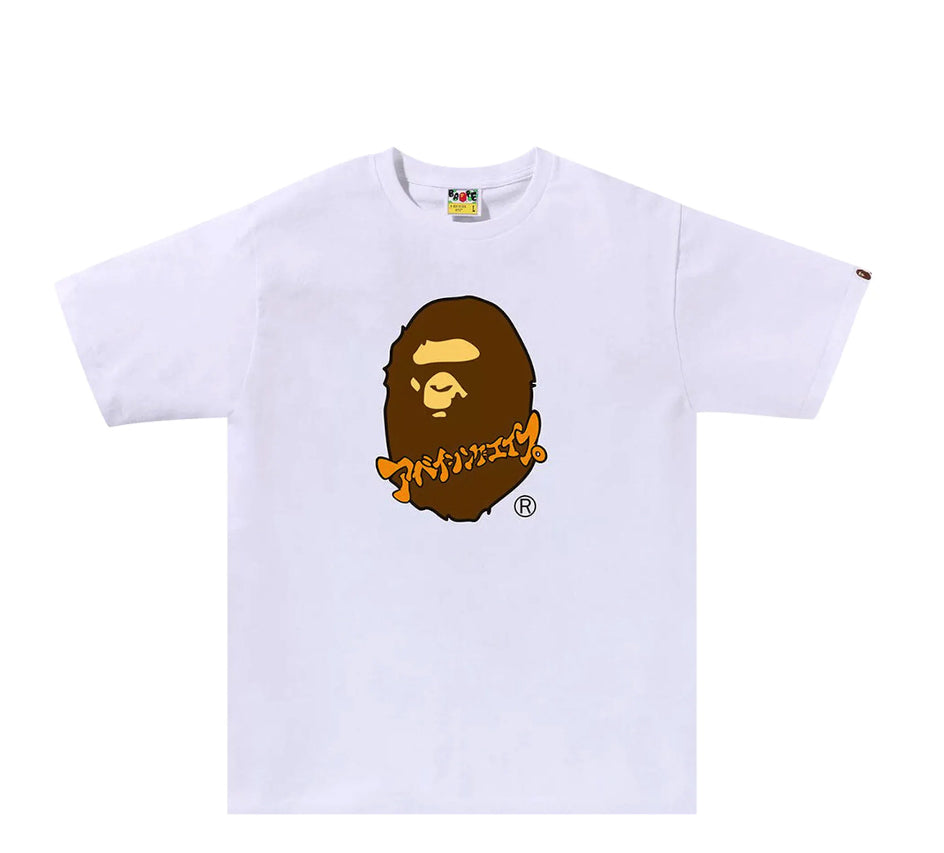 BAPE Katakana Ape Head Tee White SzL