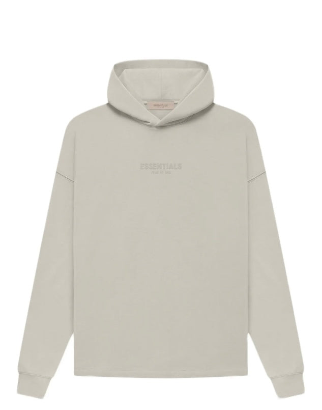 Fear of god essential hoodie smoke SzXS