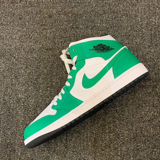 Jordan 1 mid lucky green Sz9