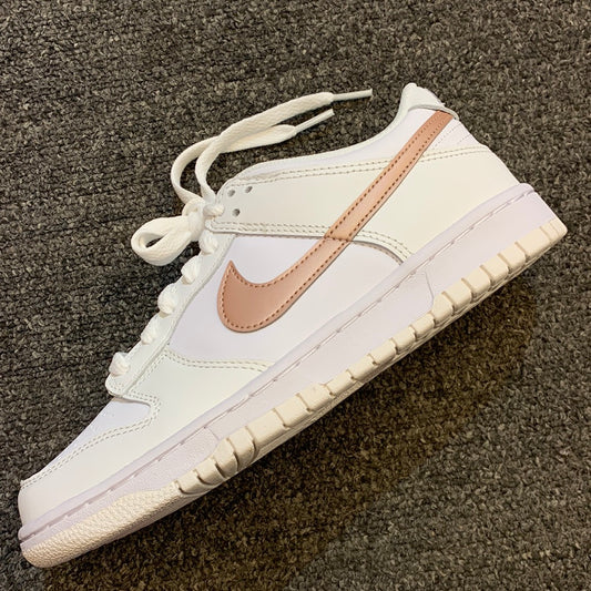 Dunk low white bronze Sz6