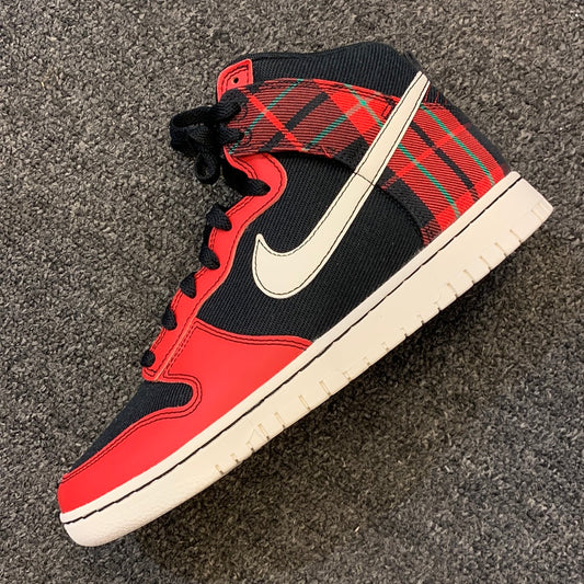 Dunk hi plaid Sz8.5