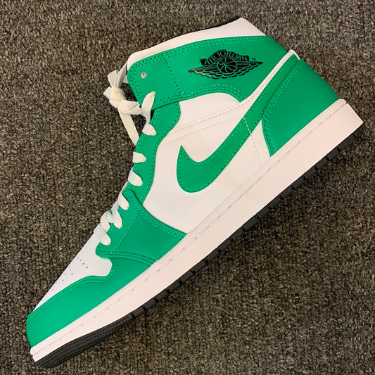 Jordan 1 mid lucky green Sz8