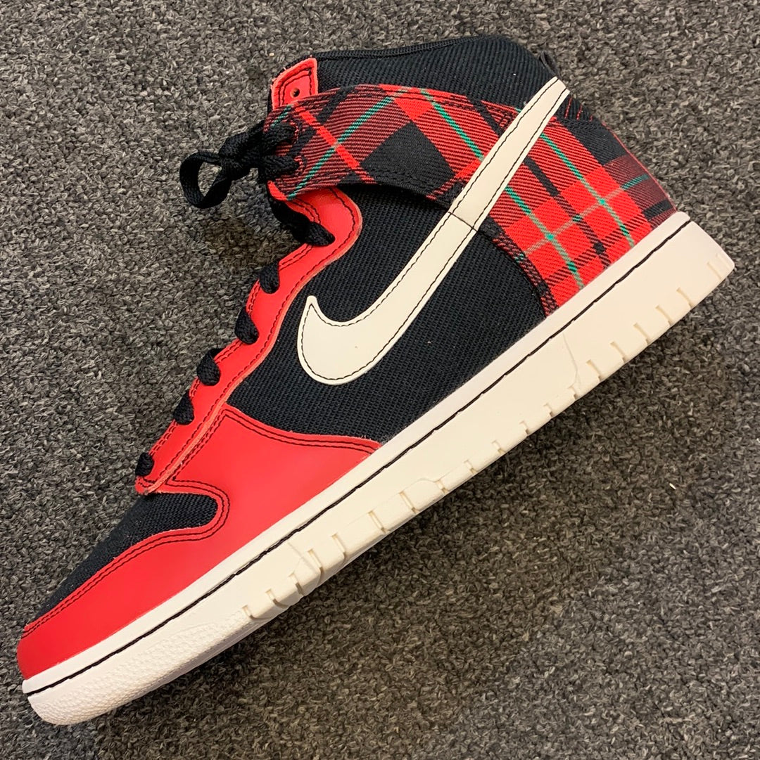 Dunk hi plaid Sz11