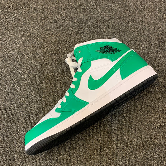 Jordan 1 mid lucky green Sz10